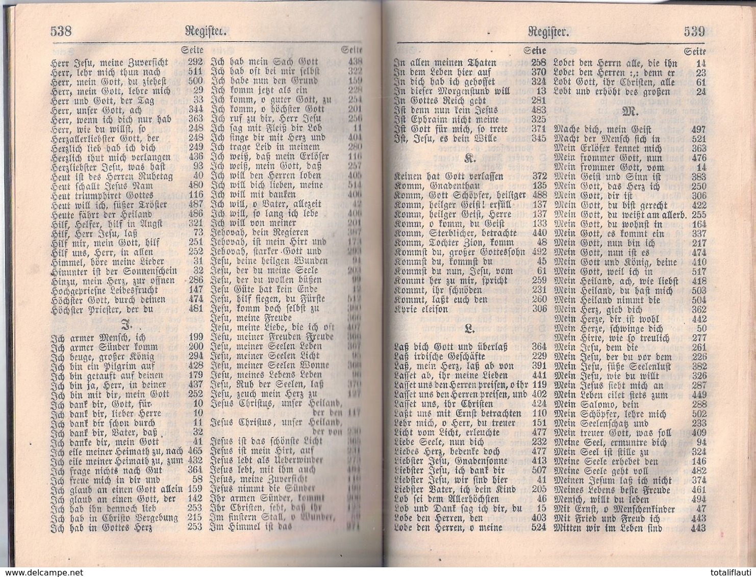 Mecklenburg Kirchen Gesang und Gebetbuch 1883 Gold Prägedruck Verlag Sandmeyer Schwerin