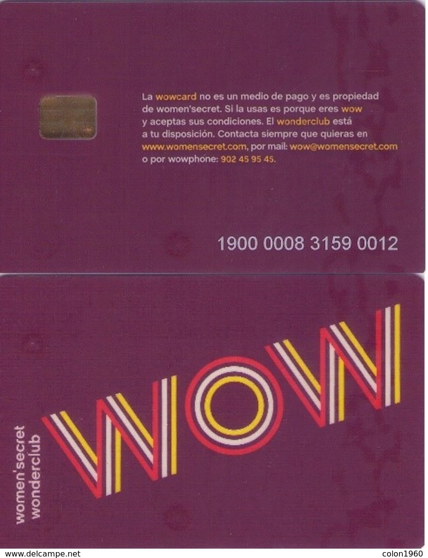 TARJETA REGALO DE ESPAÑA, GIFT CARD. WOW, WOMEN'SECRET. 028. - Tarjetas De Regalo