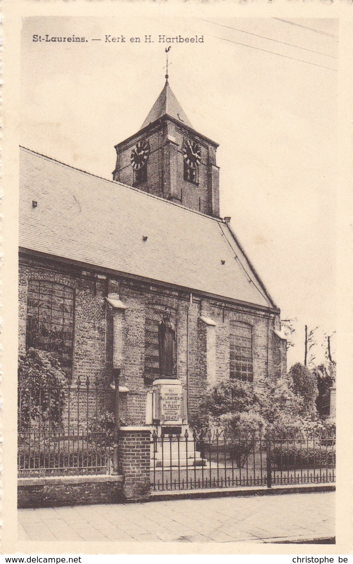 Sint Laureins, Kerk En H Hartbeeld (pk42738) - Sint-Laureins