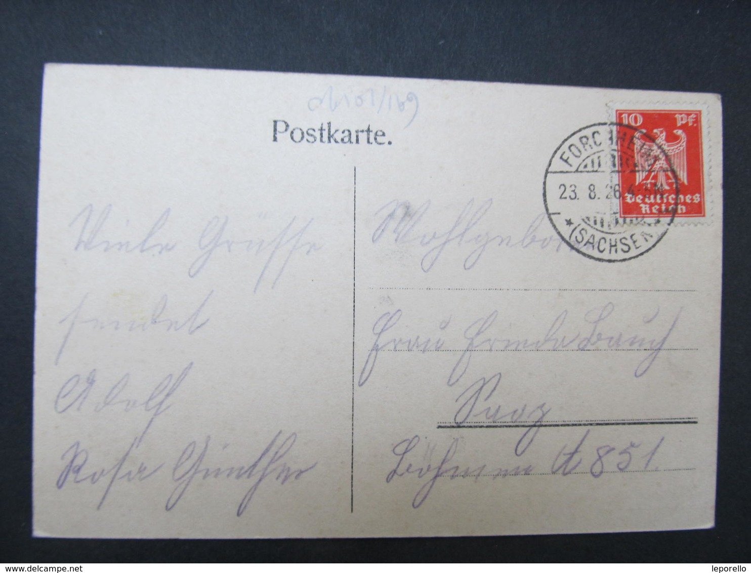 AK POCKAU LENGEFELD Nieder Forchheim 1926 /// D*29754 - Lengefeld