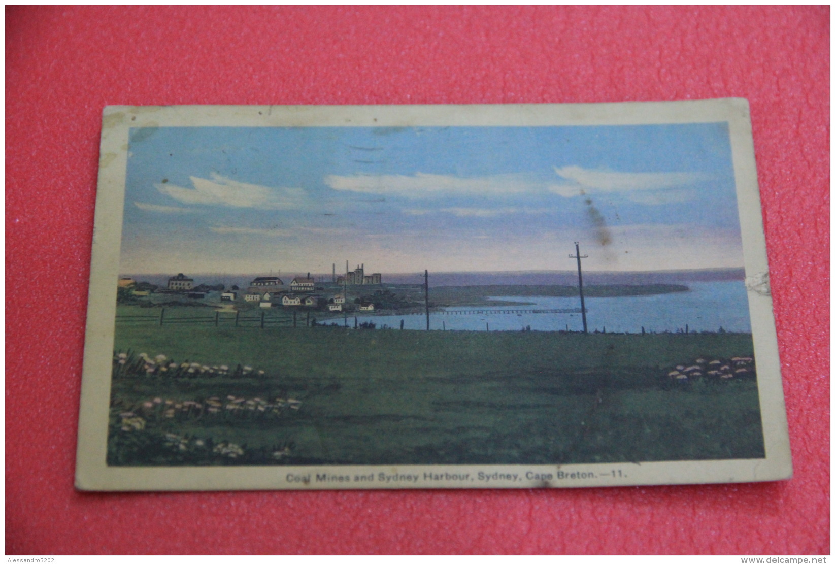 Australia Sydney Cape Breton Coal Mines And Harbour 1946 - Sonstige & Ohne Zuordnung