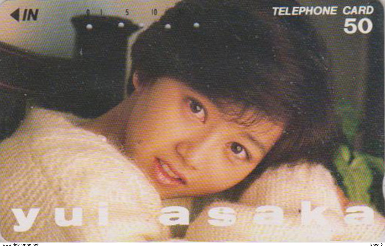 Télécarte Japon / 110-32250 - FEMME Star Cinema - YUI ASAKA - Actress Woman GIRL Japan Phonecard - 3481 - Kino