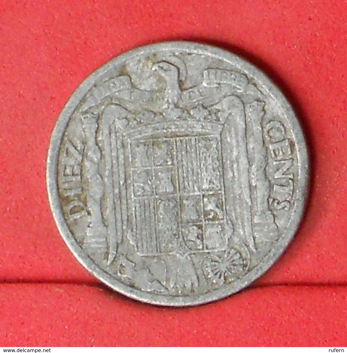 SPAIN 10 CENTS 1940 -    KM# 766 - (Nº20181) - 10 Centimos