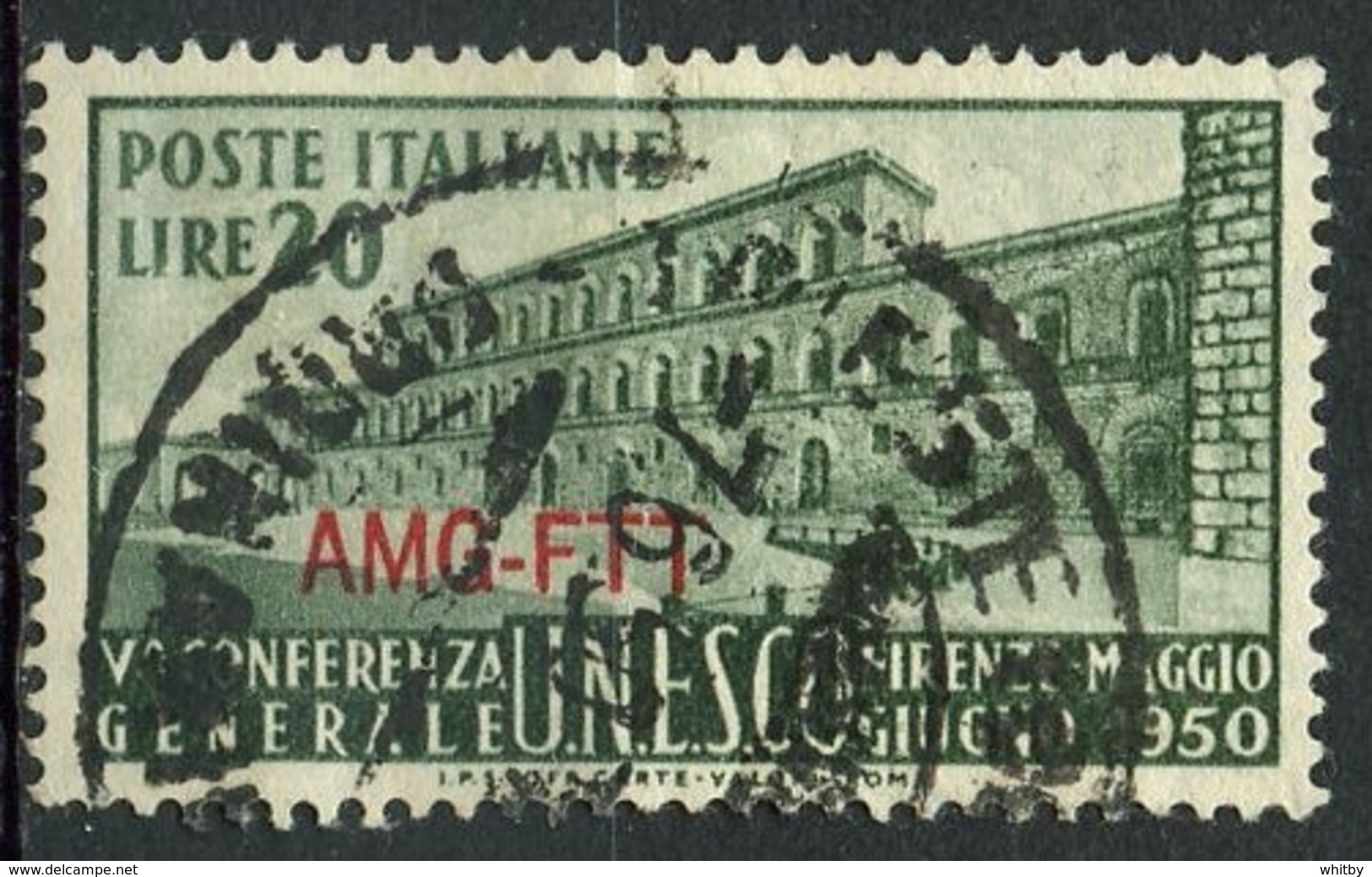 Italy (Trieste) 1950 20 L Pitti Palace Issue #72 - Used