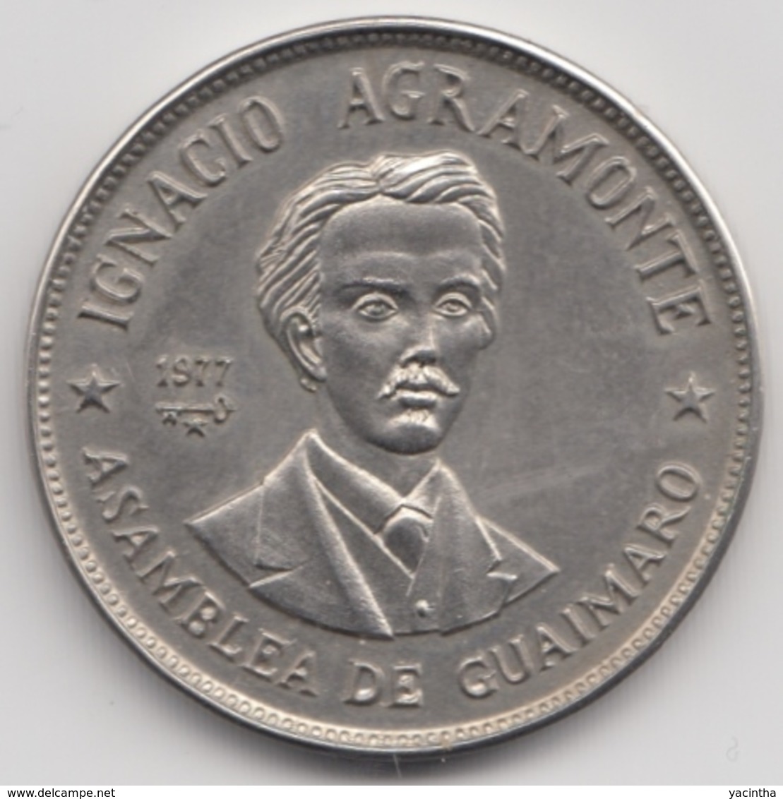 @Y@  Cuba  1 Peso  1977    (3092) - Cuba