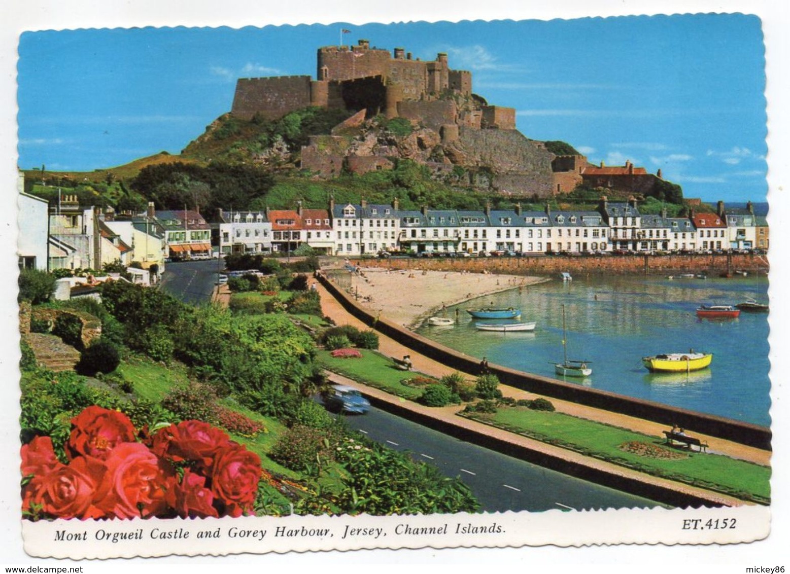 U-K -- JERSEY --  MONT ORGUEIL And Gorey Harbour --- - Autres & Non Classés