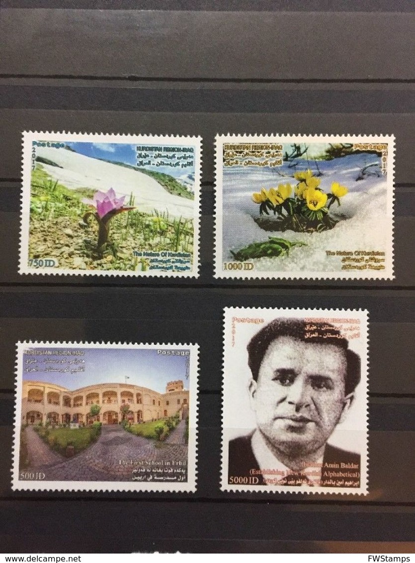 Iraq 2017 Kurdistan MNH Stamps Last And Final Issue Of Kurdish Post - Iraq