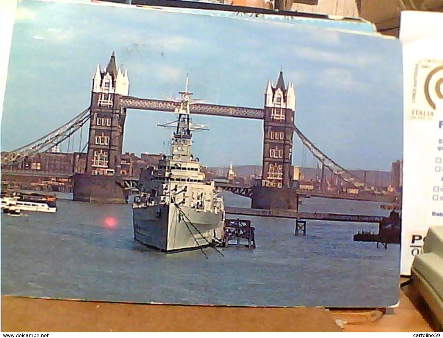 3 CARD ENGLAND LONDON TOWER NAVE SHIP WARSHIP END CRIUSER  VB1958/76 GN21153 - Tower Of London