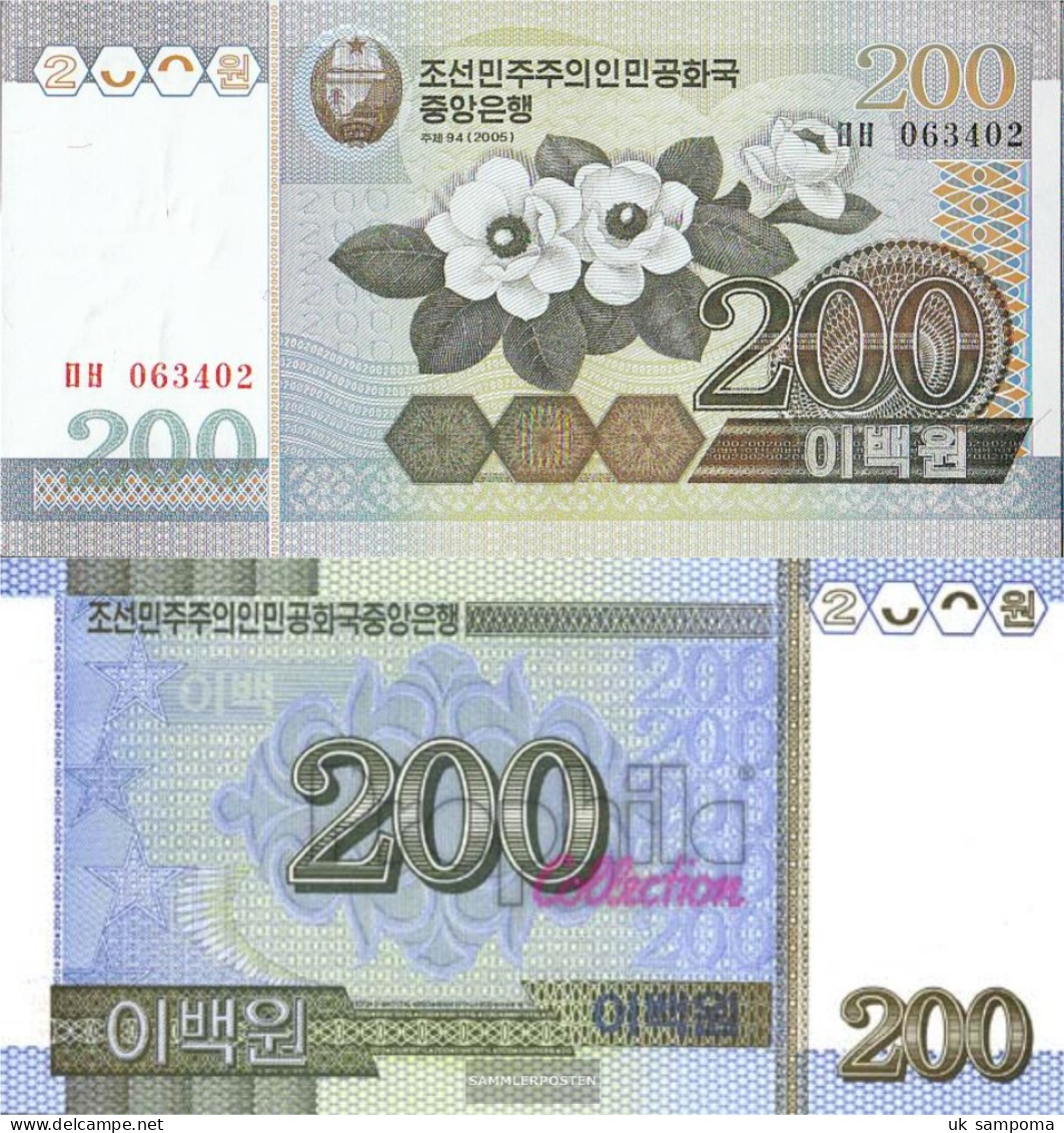 North-Korea Pick-number: 48a Uncirculated 2005 200 Won - Korea, North