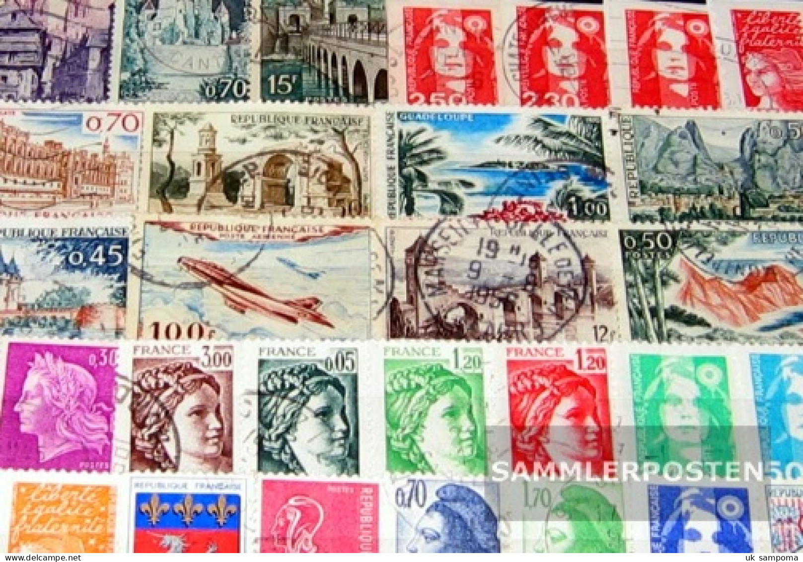 France 200 Different Stamps - Collections