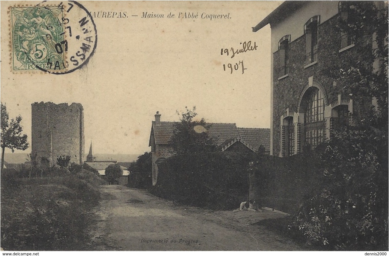 MAUREPAS - Maison De L'Abbé Coquerel -ed. Imprimerie Du Progrès - Maurepas