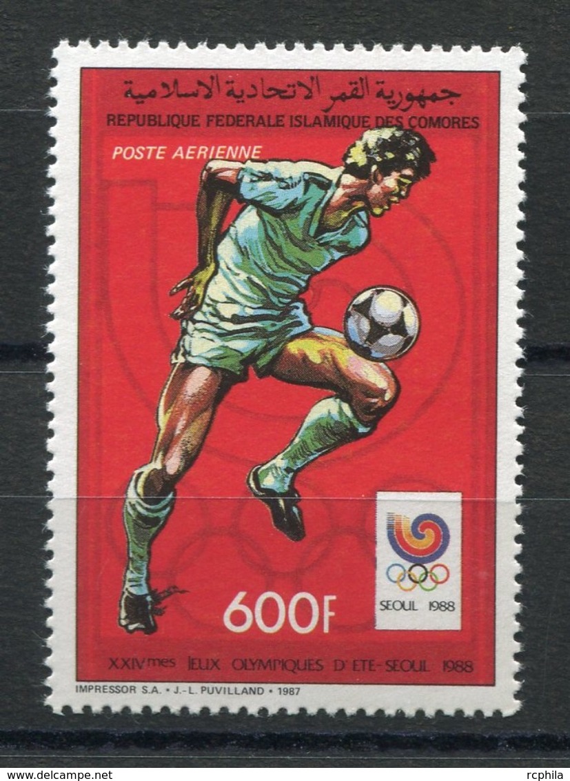 RC 6876 COMORES PA 246 - JEUX OLYMPIQUES DE SEOUL FOOTBALL NEUF ** TB - Isole Comore (1975-...)