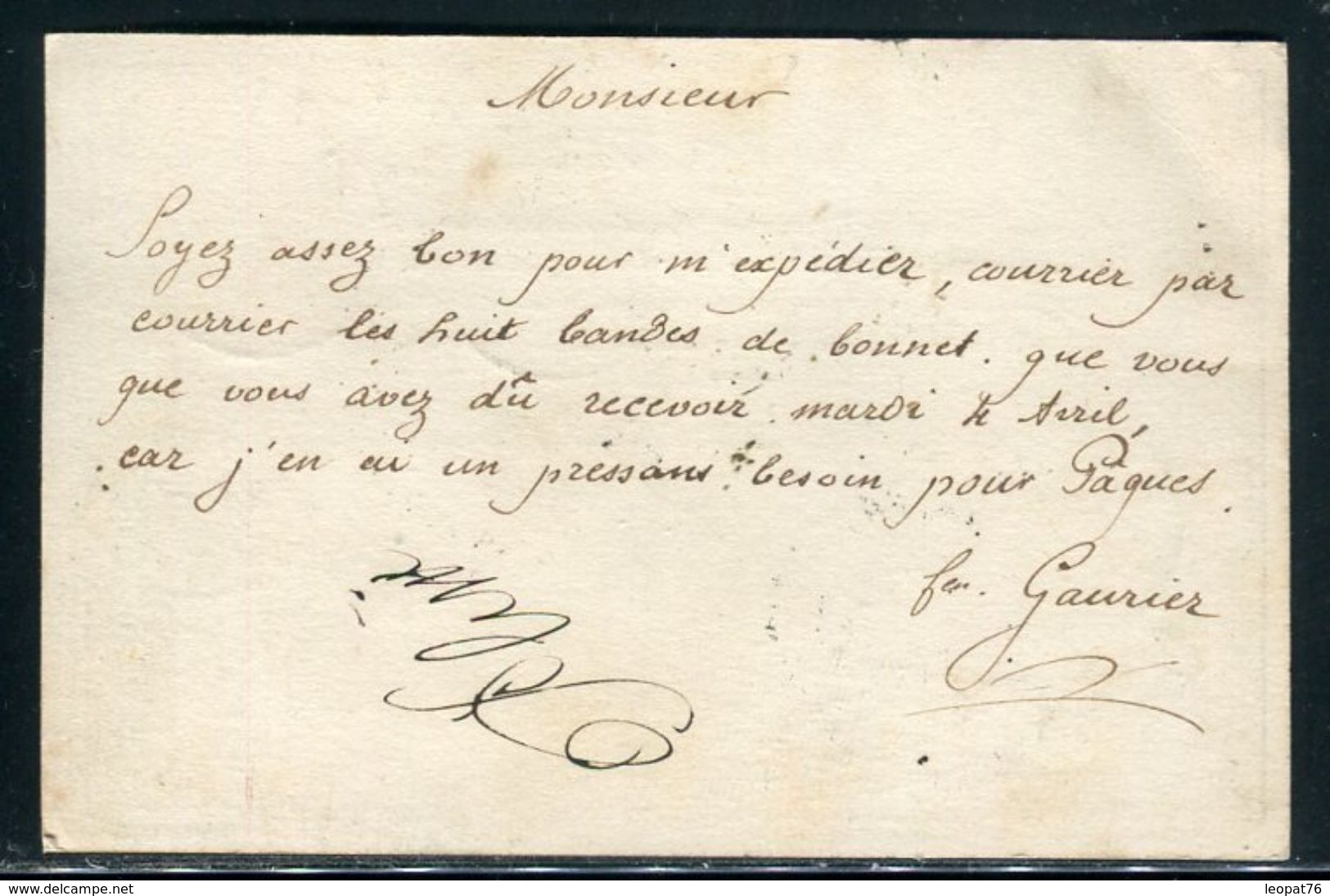 Carte Précurseur De Aubigny Pour Blois En 1876 , Affranchissement Cérès  - Ref F18 - Precursor Cards