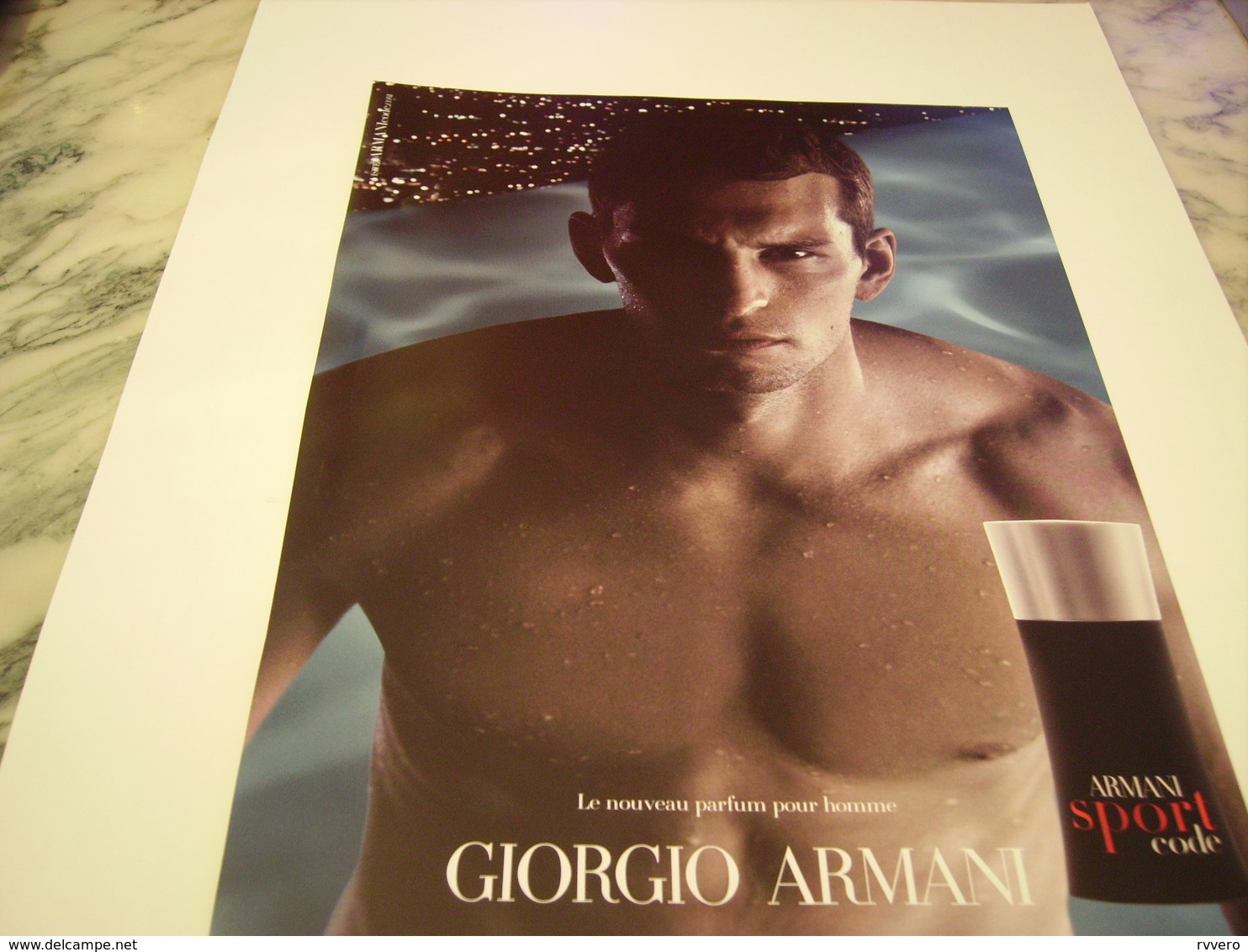 PUBLICITE  PARFUM SPORT CODE ARMANI  2011 - Unclassified