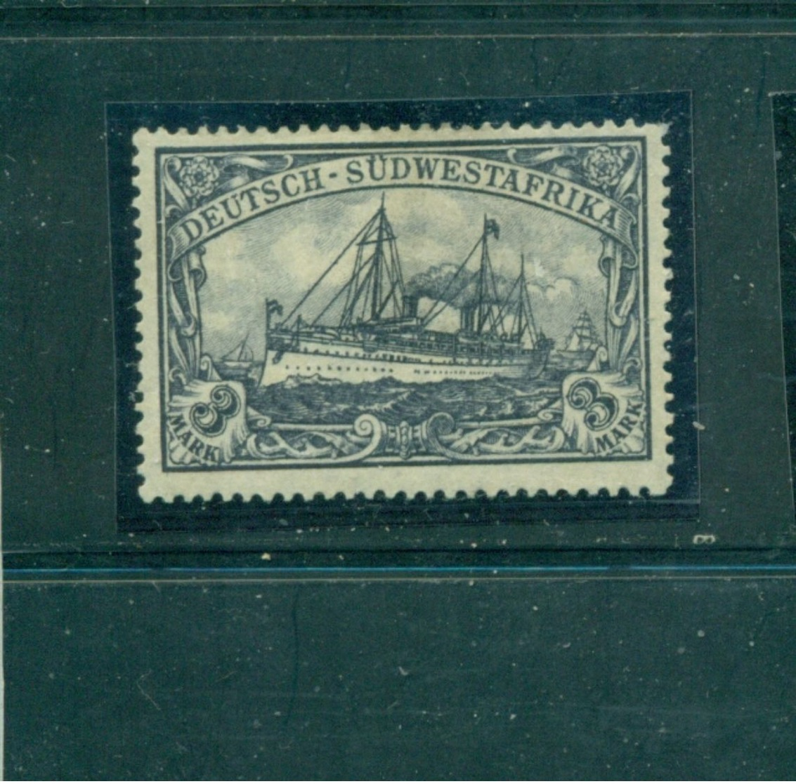 Schiffszeichnung, Nr.31 B B Falz * - Deutsch-Südwestafrika