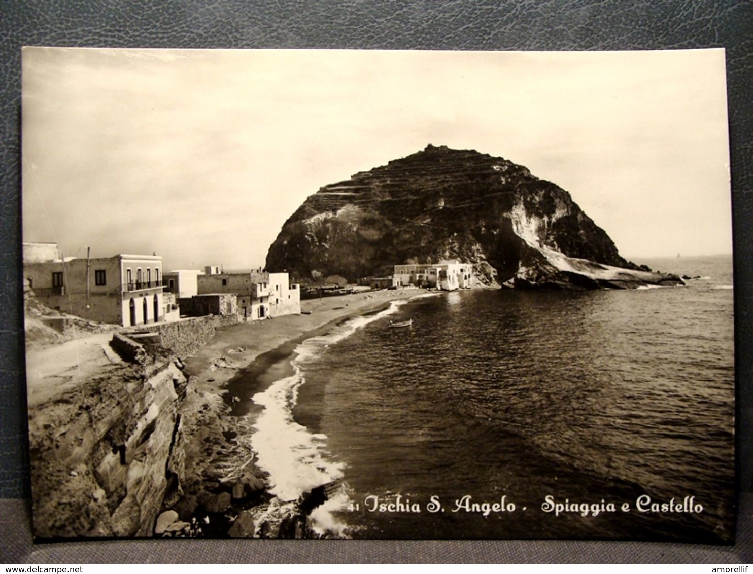 (FG.R32) ISCHIA SANT'ANGELO - SPIAGGIA E CASTELLO (NAPOLI, ISOLA D'ISCHIA) NV - Napoli (Naples)