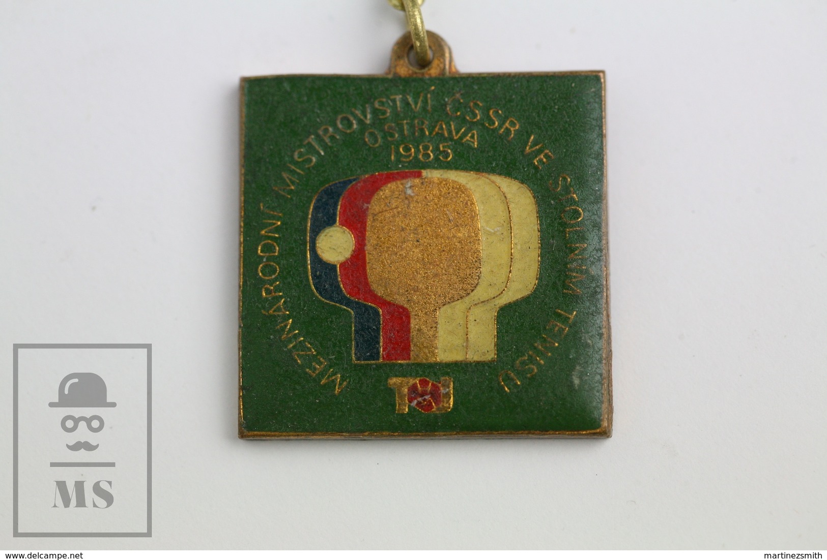 International Championship Of The CSSR In Table Tennis, Ostrava 1985 Keyring - Llaveros