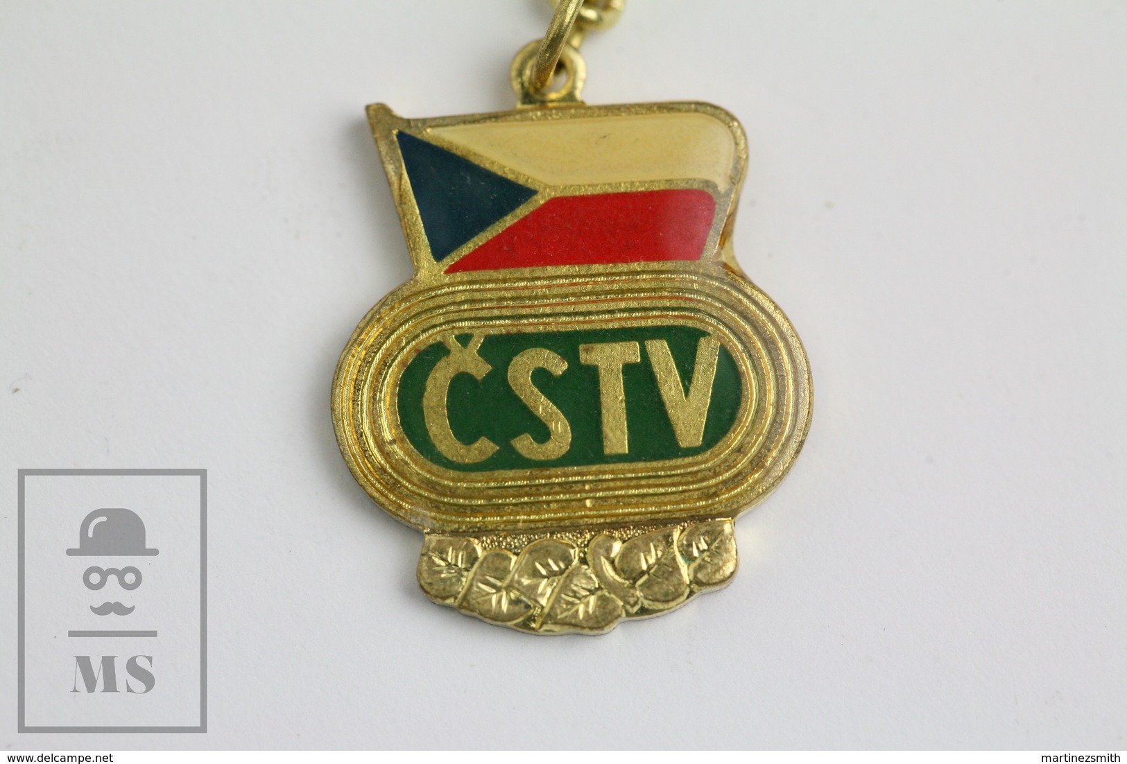 Vintage CSTV College Sports Television Czech Keyring/ Keychain - Llaveros