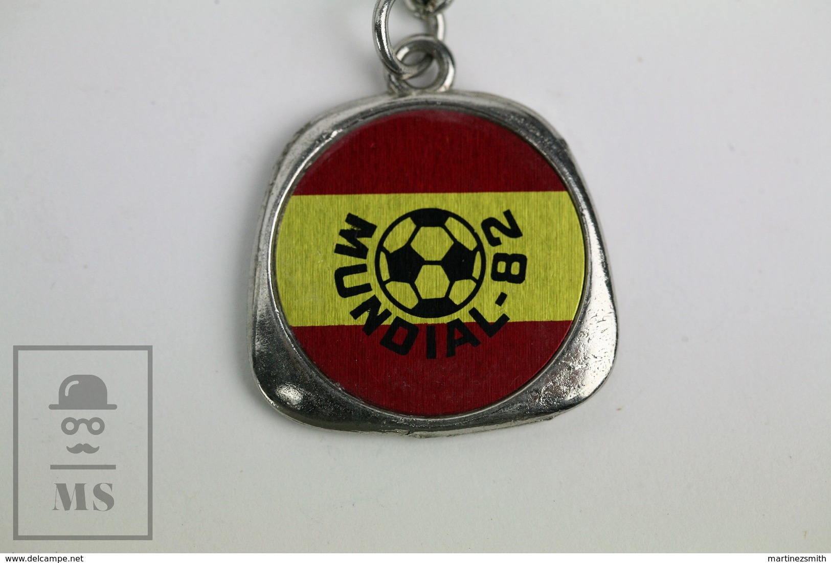 Vintage FIFA World Cup Spain 1982, Naranjito Mascot - Ball Keyring/ Keychain - Llaveros