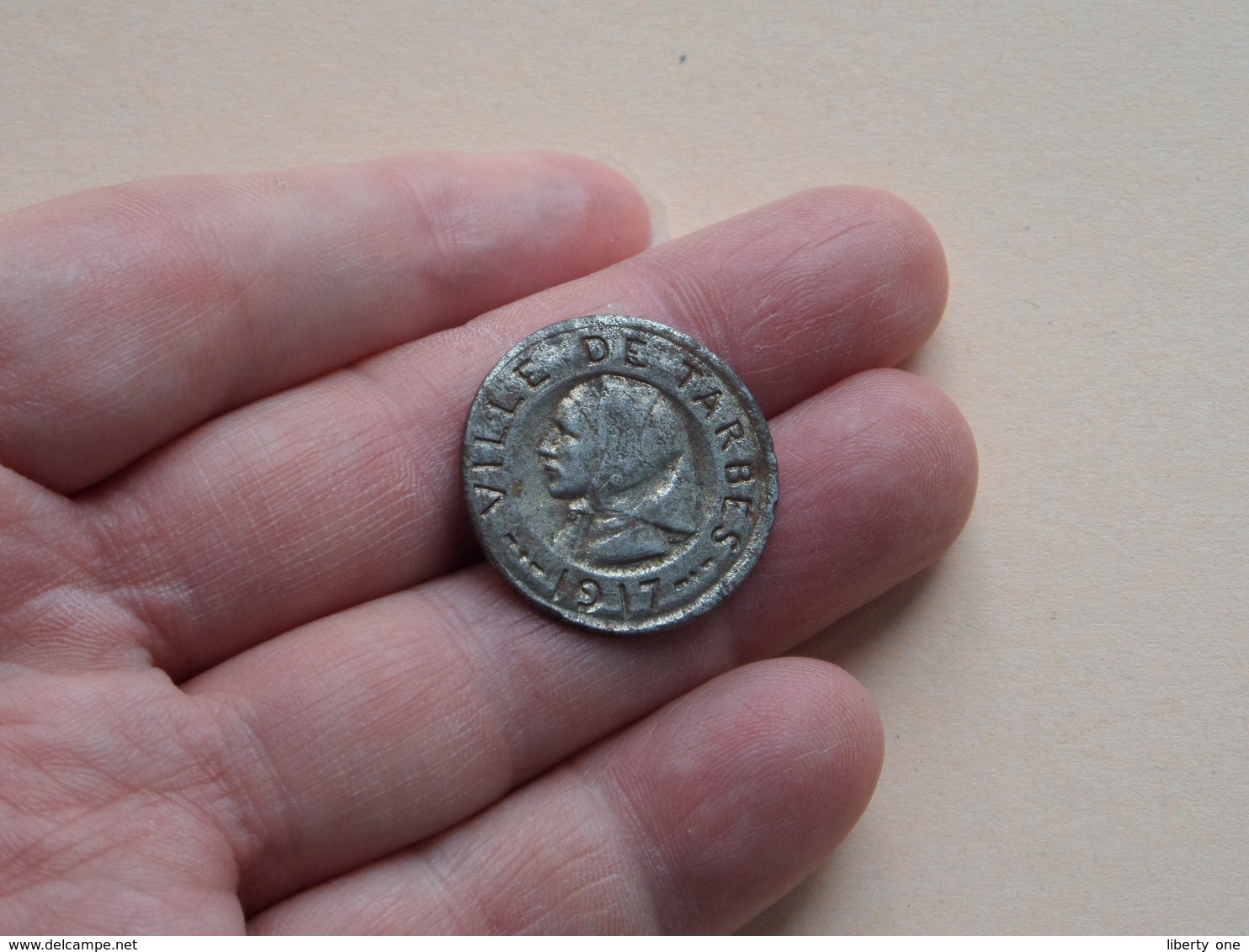 Ville De TARBES 1917 - 10 Ct. Hautes Pyrenees ( Voir Photo Svp ) ! - Monétaires / De Nécessité