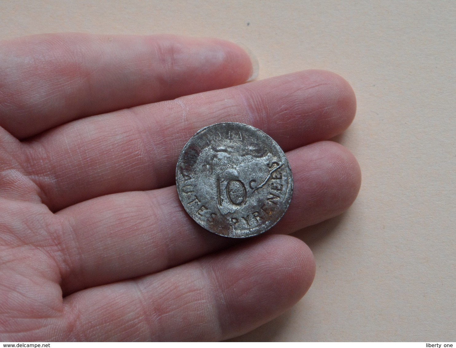 Ville De TARBES 1917 - 10 Ct. Hautes Pyrenees ( Voir Photo Svp ) ! - Monétaires / De Nécessité