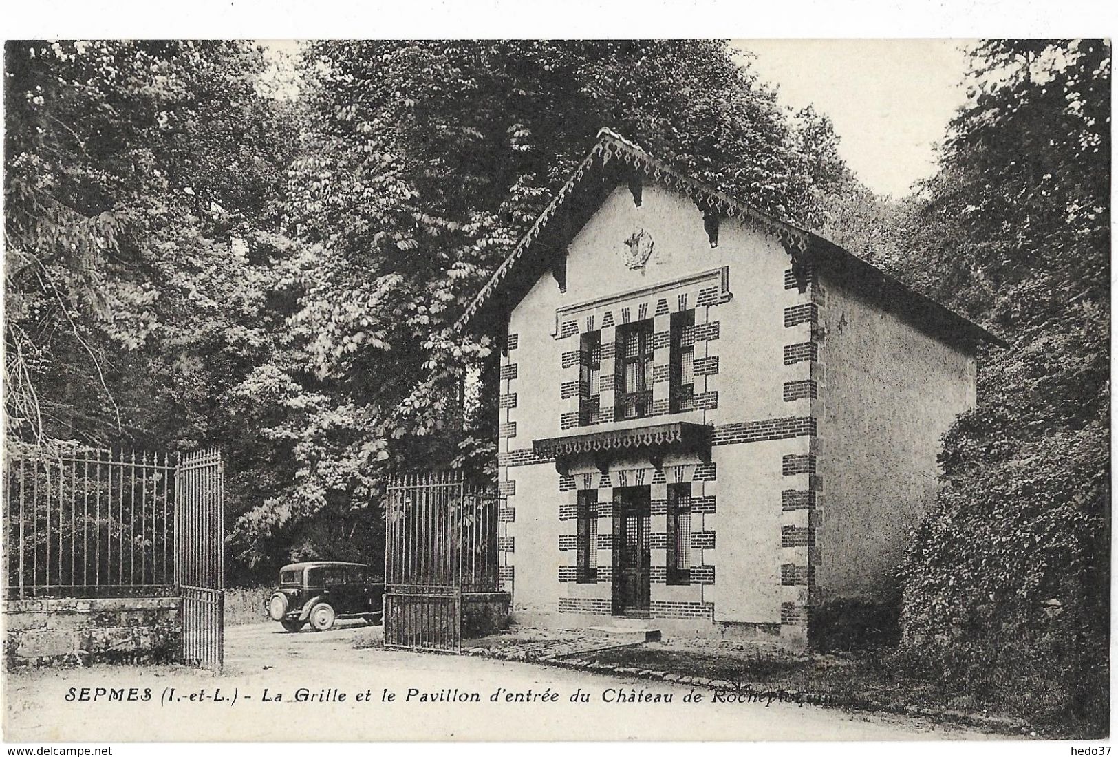 Sepmes - La Grille Et Le Pavillon D'entrée Du Château - Altri & Non Classificati