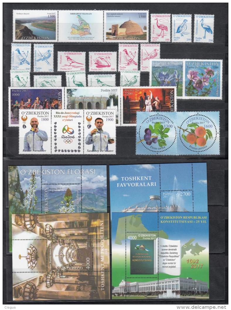 Uz 1170-1207 Uzbekistan Usbekistan 2017 Complete Year Set - Usbekistan