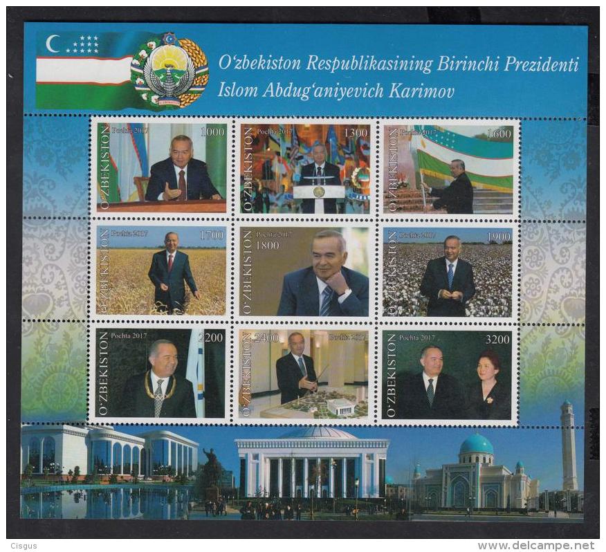 Uz 1170-1207 Uzbekistan Usbekistan 2017 Complete Year Set - Uzbekistan