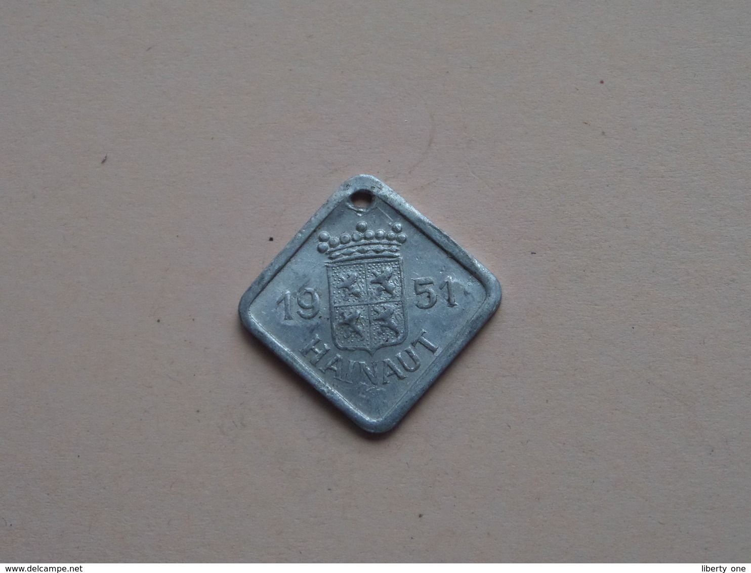 Belasting Op HONDEN : HAINAUT 1951 - 022932 ( TOKEN For Dog / Chien TAX / For Detail, Zie/see Photo ) ! - Other & Unclassified