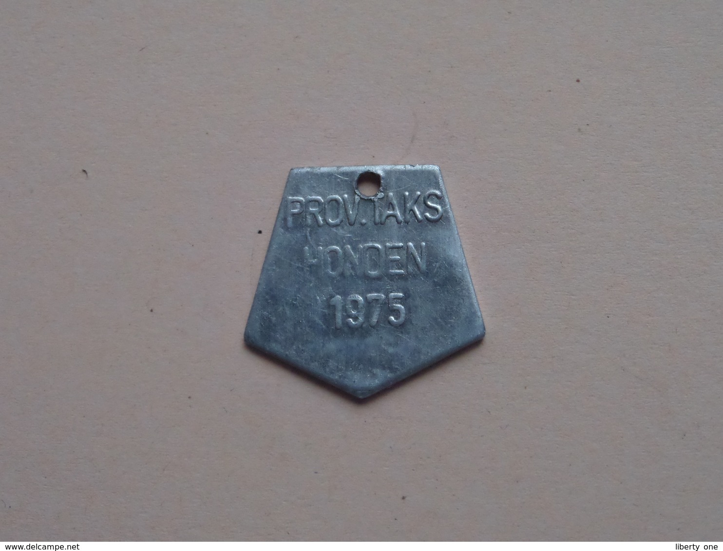 Belasting Op HONDEN : ANTWERPEN 1975 - 009810 ( TOKEN For Dog / Chien TAX / For Detail, Zie/see Photo ) ! - Autres & Non Classés