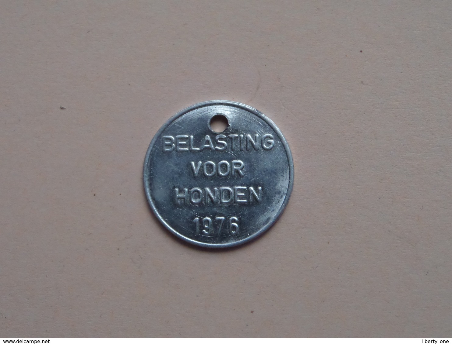 Belasting Op HONDEN : ANTWERPEN 1976 - 12154 ( TOKEN For Dog / Chien TAX / For Detail, Zie/see Photo ) ! - Autres & Non Classés