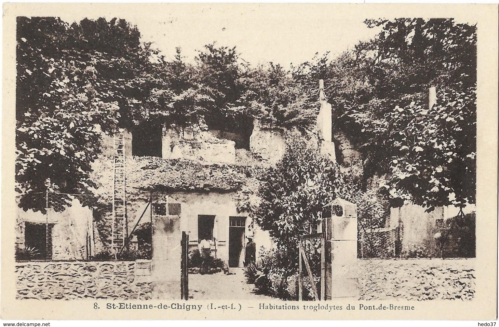 Saint-Etienne-de-Chigny - Habitations Troglodytes Du Pont-de-Bresme - Autres & Non Classés