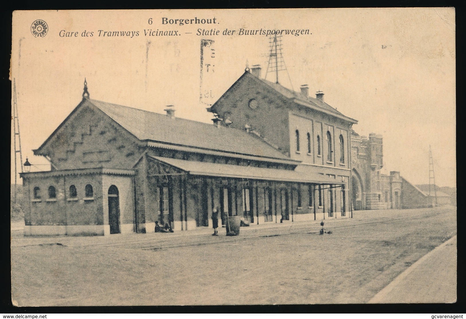 BORGERHOUT - GARE DES TRAMWAYS VICINAUX - STATIE DER BUURTSPOORWEGEN - Autres & Non Classés