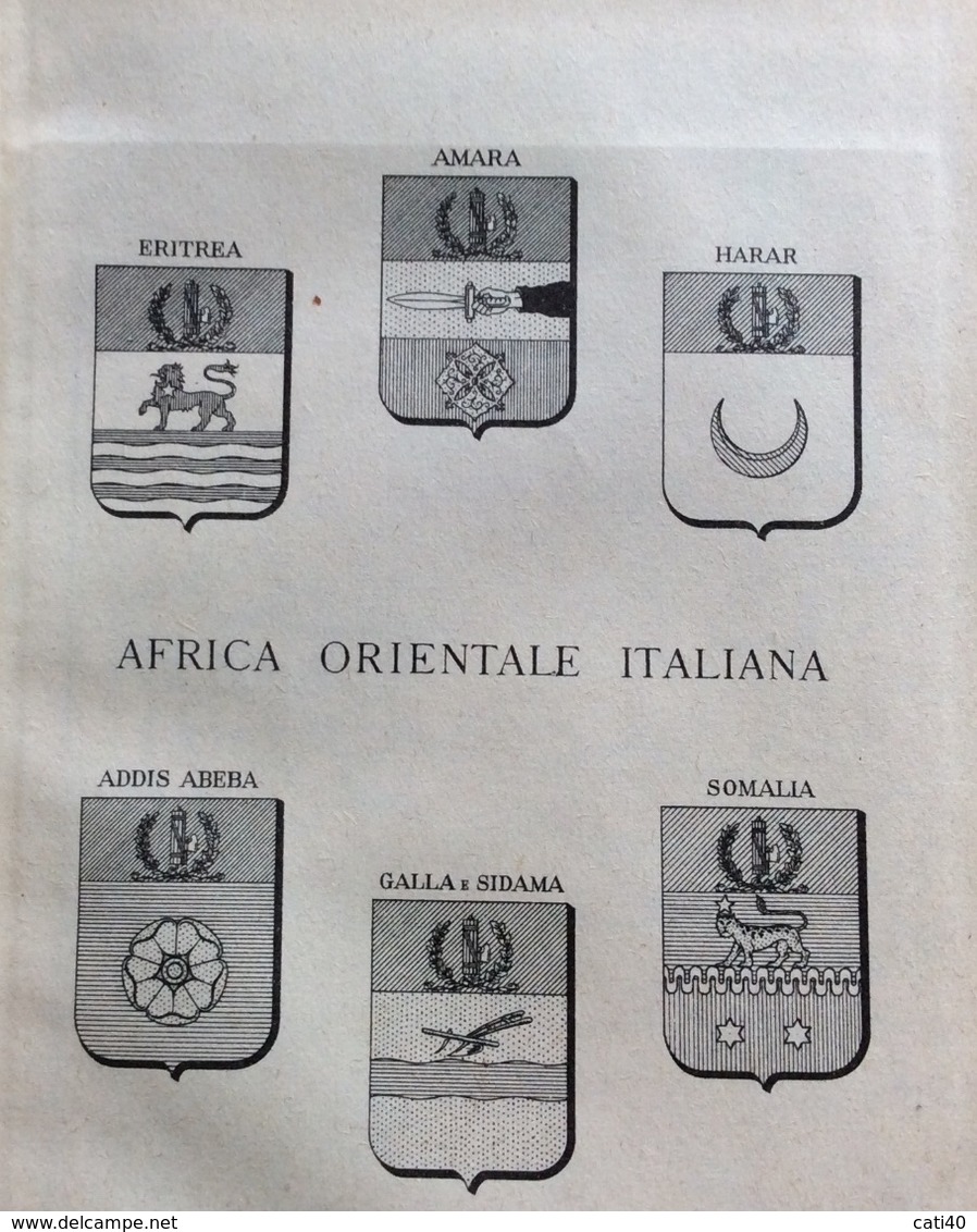 GUIDA DELL'AFRICA ORIENTALE ITALIANA C.T.I. 1938 (XVI) CON CARTE GEOGRAFICHE - Libri Antichi