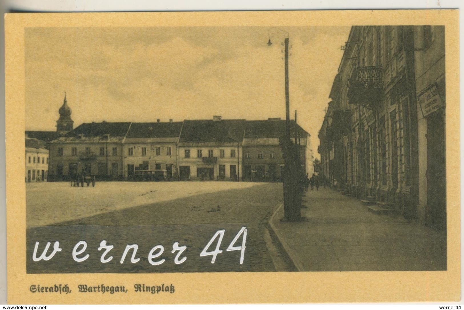 Sieradsch V.1925  Der Ringplatz (12795) - Schlesien