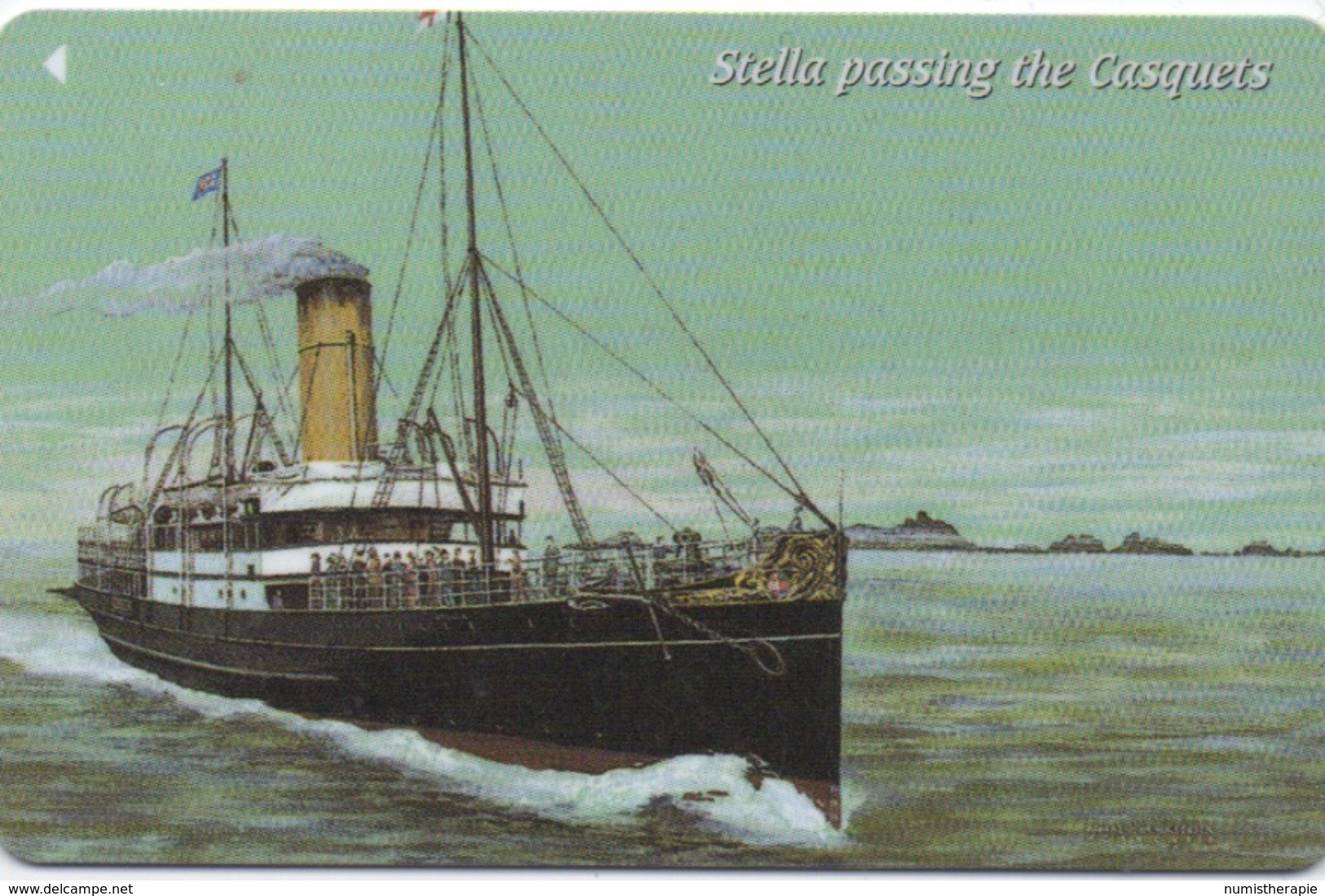 Télécarte Jersey : Stella Passing The Casquets : Thème Bateau Croisière - Schiffe