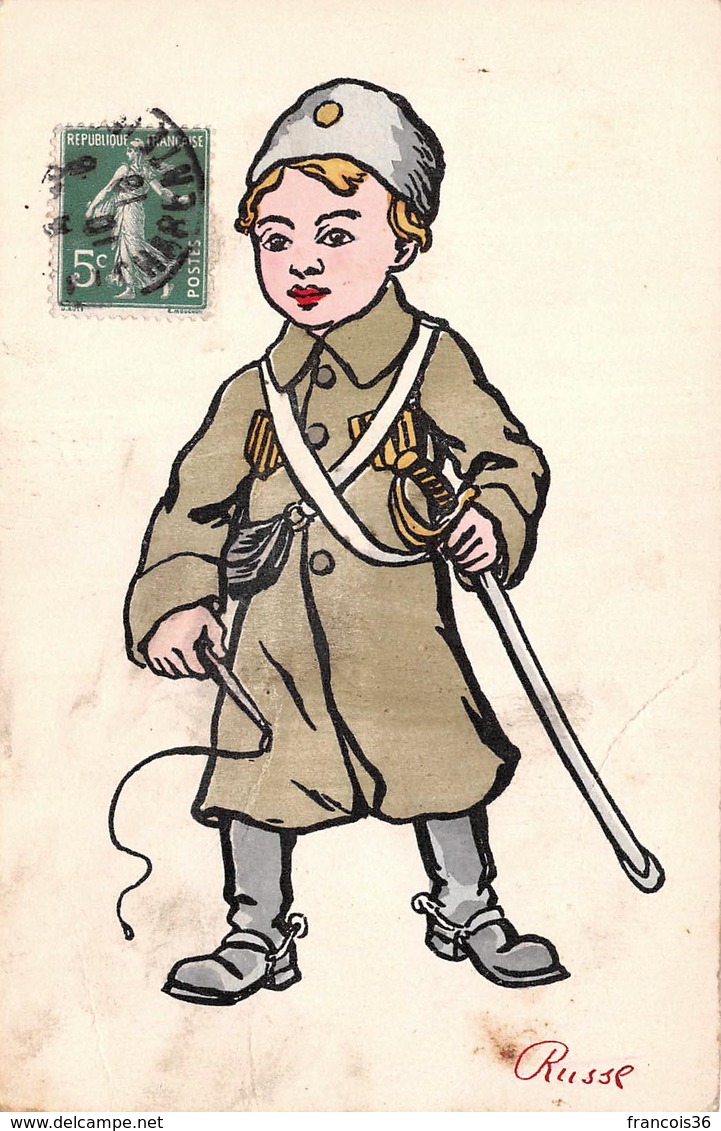 Illustration - Soldat Russe - Militaire Militaria Uniforme - 1900-1949