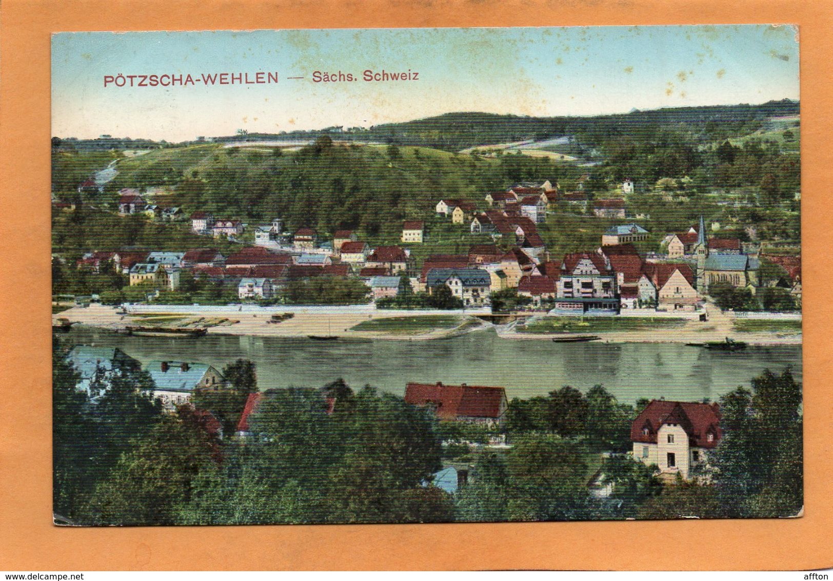 Potzscha Wehlen E.d Elbe Germany 1910 Postcard - Wehlen