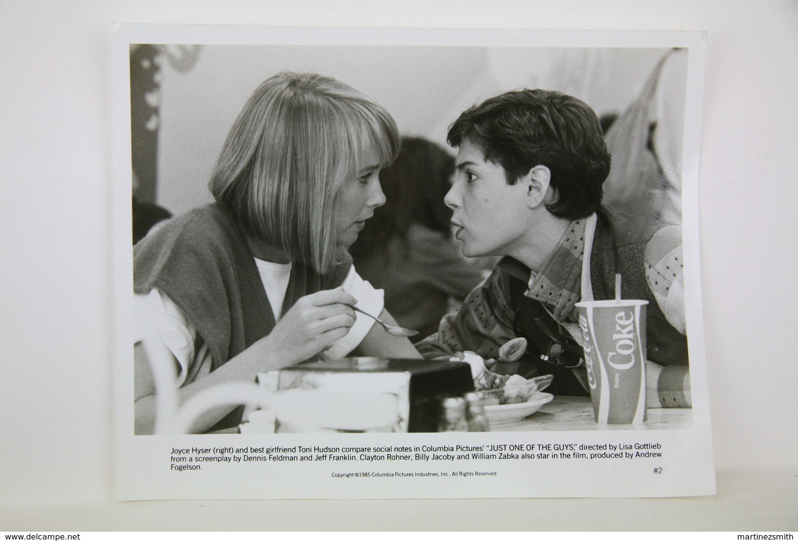 1985 Original Cinema Press Photo -Just One Of The Guys -Joyce Hyser, Toni Hudson - Fotos