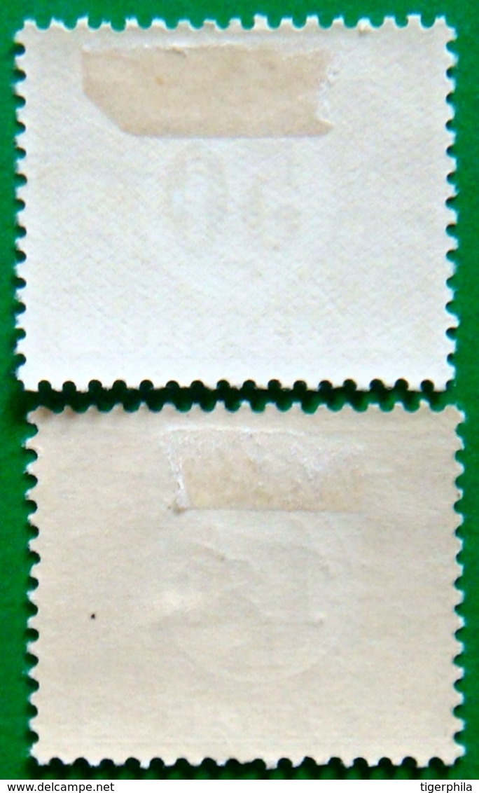 BELGIUM 1922-29 50c,1.20F Due MLH - Briefmarken