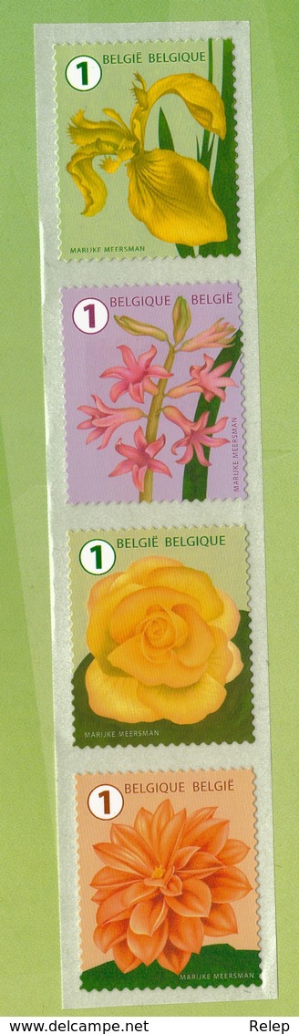 Belgique 2016 - Fleurs Self-adhesive Stamps Cond. MNH - Nuevos