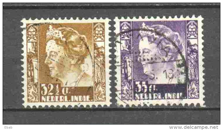 Netherlands Indies 1934 NVPH 201-202 Canceled - Nederlands-Indië