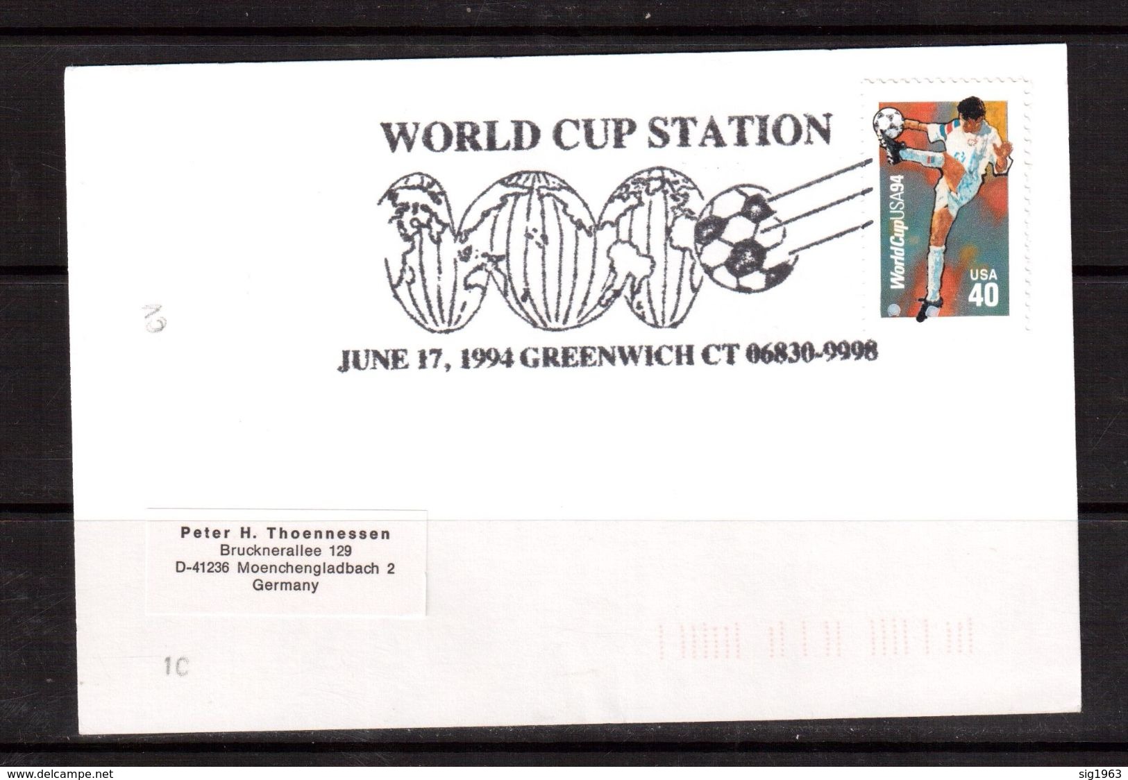 World Cup-1994, Cover(meter), Football, Soccer, Fussball,calcio - 1994 – USA