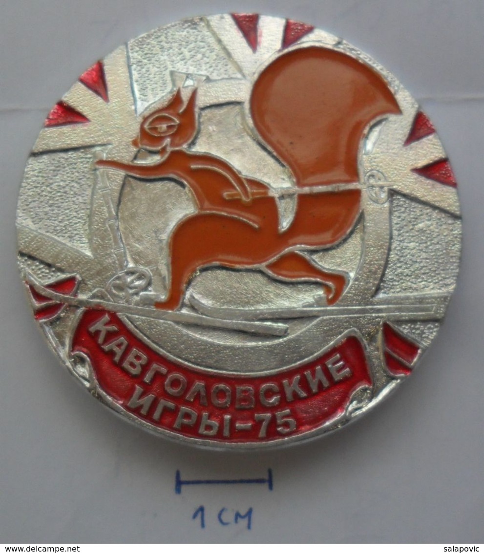 USSR Figure Skating, Racing Skates SKI SKIING - Soviet Sport   PINS BADGES PLAS - Patinage Artistique