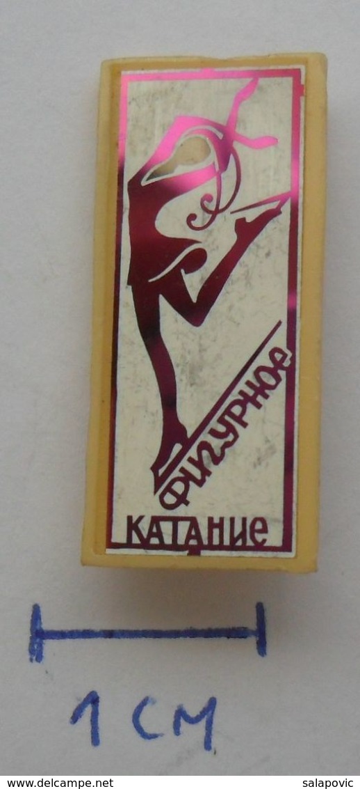 USSR Figure Skating, Racing Skates  - Soviet Sport   PINS BADGES PLAS - Patinage Artistique