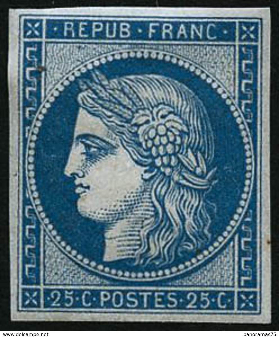 ** N°4d 25cbleu, Réimp - TB - Other & Unclassified