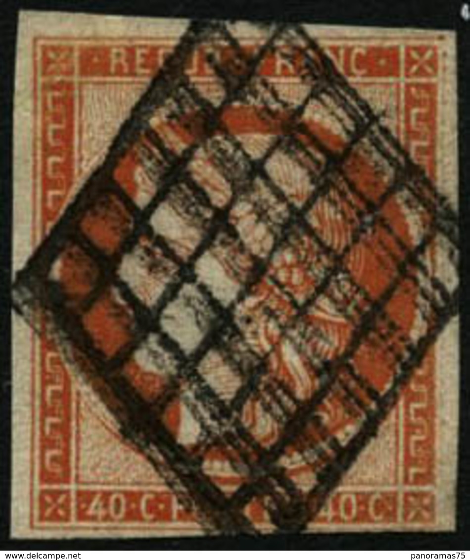 Oblit. N°5 40c Orange - B - Other & Unclassified