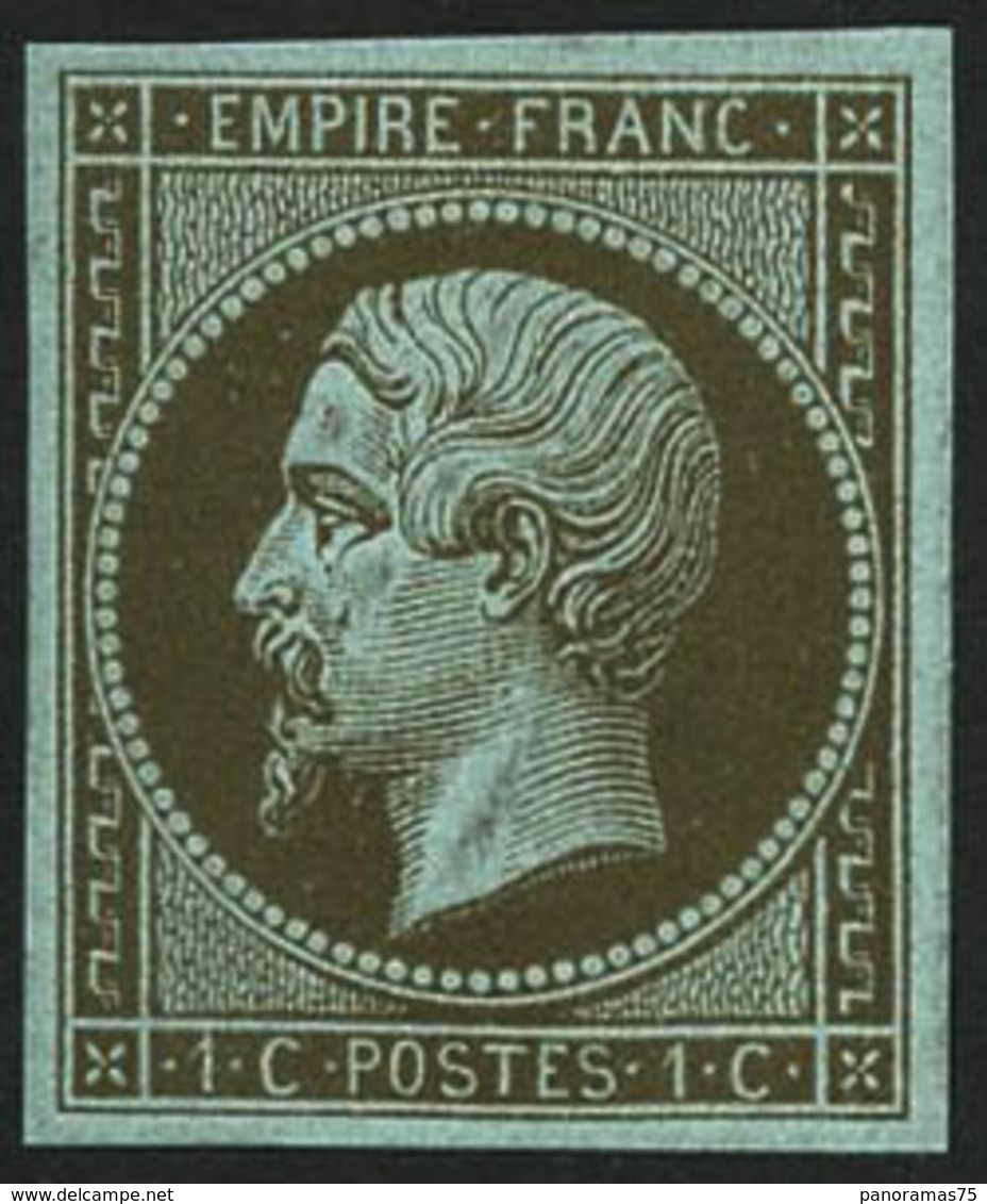 (*) N°11c 1c Mordoré - TB - 1853-1860 Napoléon III