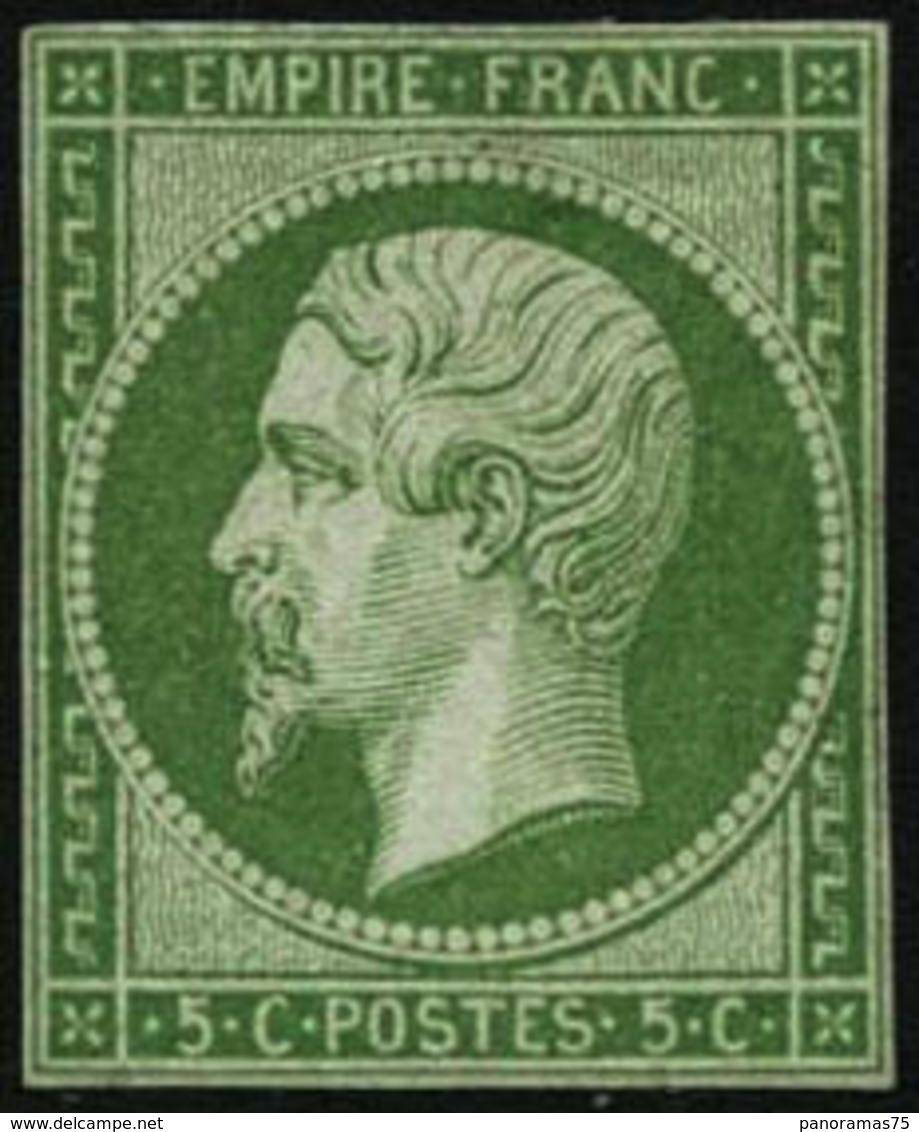 ** N°12 5c Vert, Petites Marges - B - 1853-1860 Napoléon III