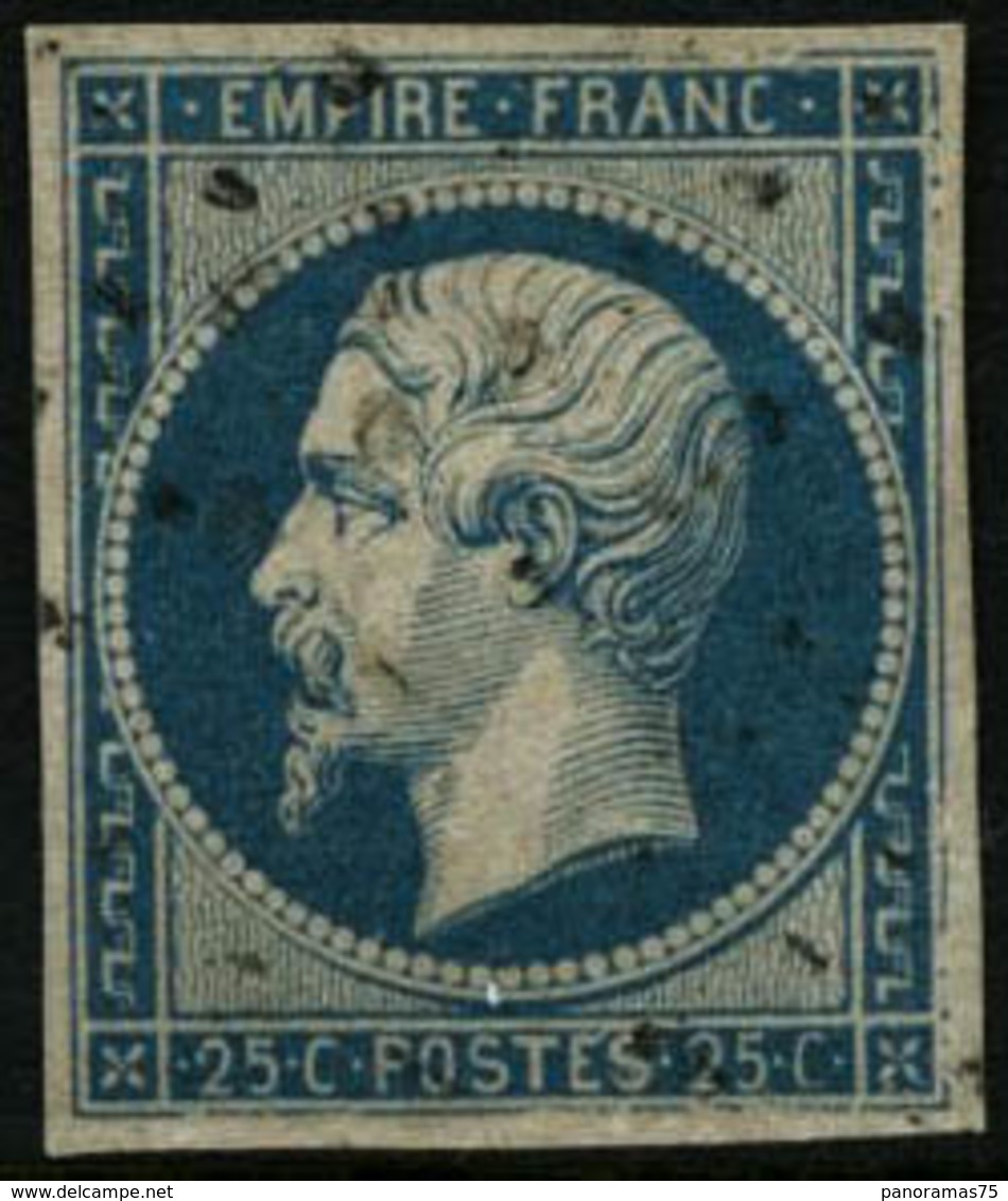 Oblit. N°15 25c Bleu - TB - 1853-1860 Napoleon III